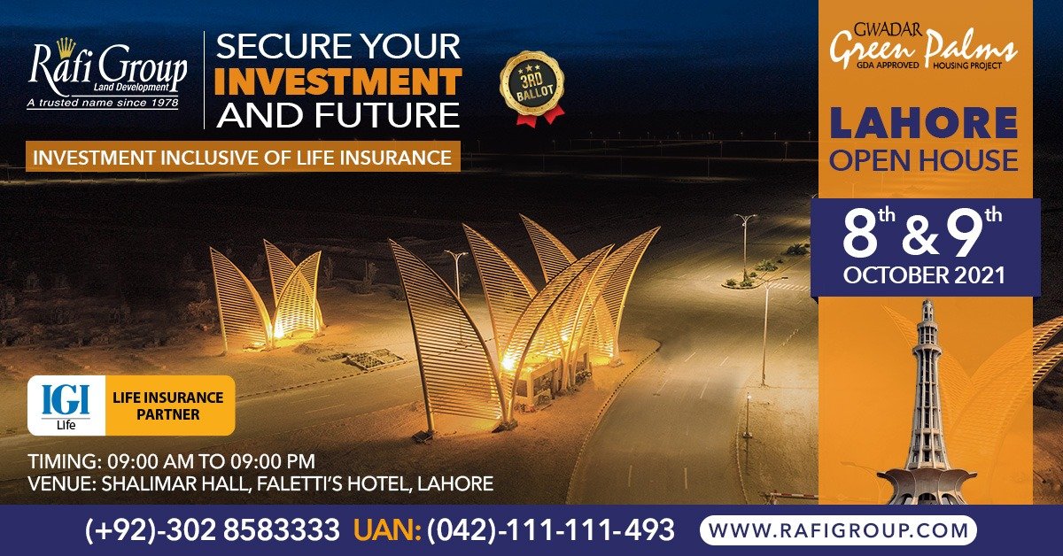 Rafi Group to hold Open House Event in Lahore