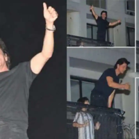 Bollywood King Shah Rukh Khan celebrates his 57th Birthday with fans