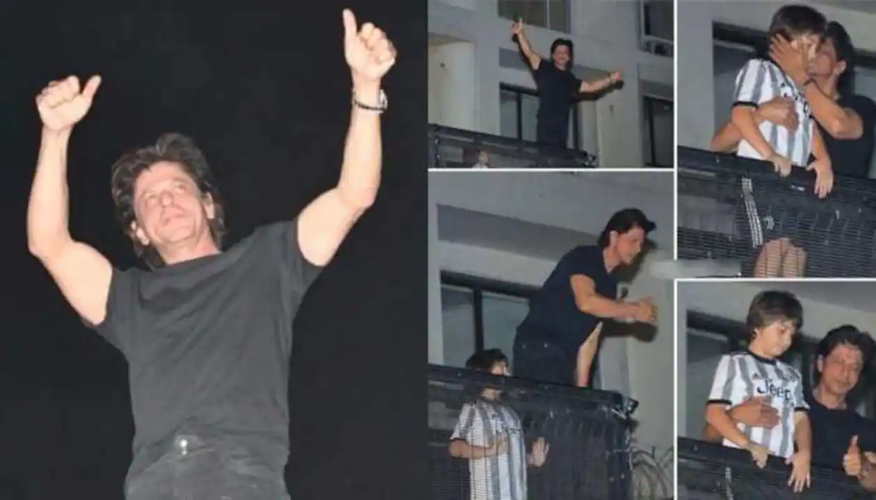 Bollywood King Shah Rukh Khan celebrates his 57th Birthday with fans