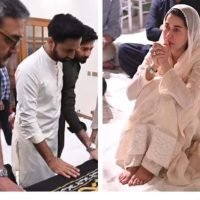 Watch pictures: Shaista Lodhi hosts prayer ceremony at her home