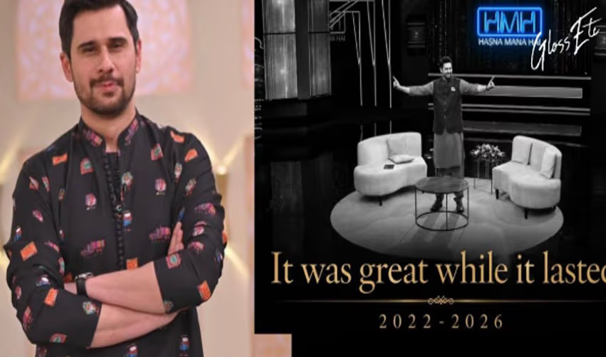 Tabish Hashmi Leaves Geo Entertainment’s Hasna Mana Hai After Nearly Five Years on National TV